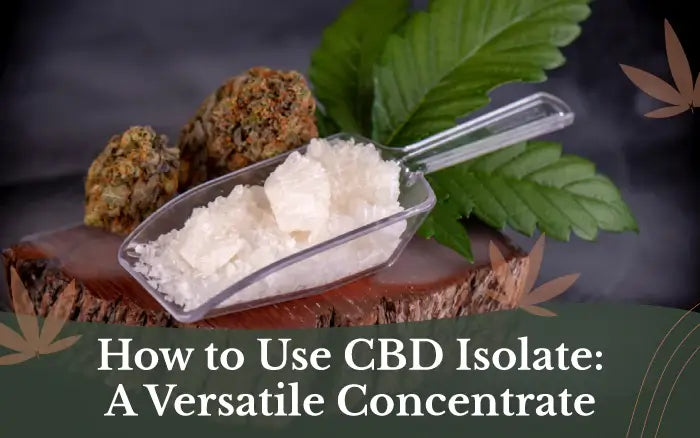 How to Use CBD Isolate: A Versatile Concentrate