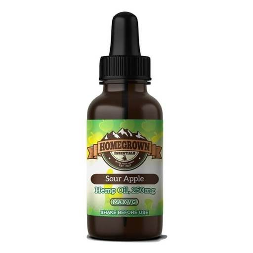 250MG Sour Apple CBD Oil by Homegrown Essentials