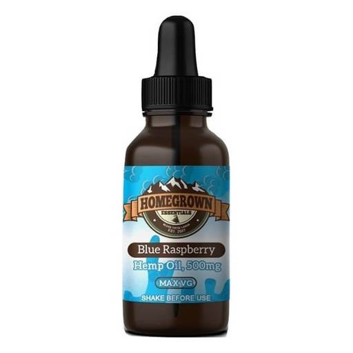 500MG Blue Raspberry CBD Oil by Homegrown Essentials