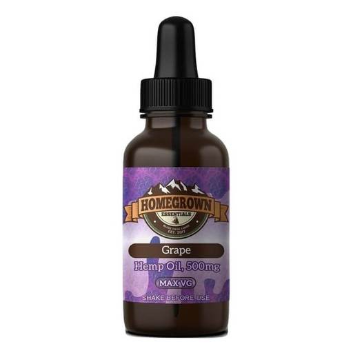 500MG Grape CBD Oil by Homegrown Essentials