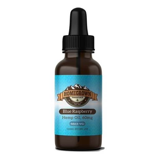 60MG Blue Raspberry CBD Oil by Homegrown Essentials