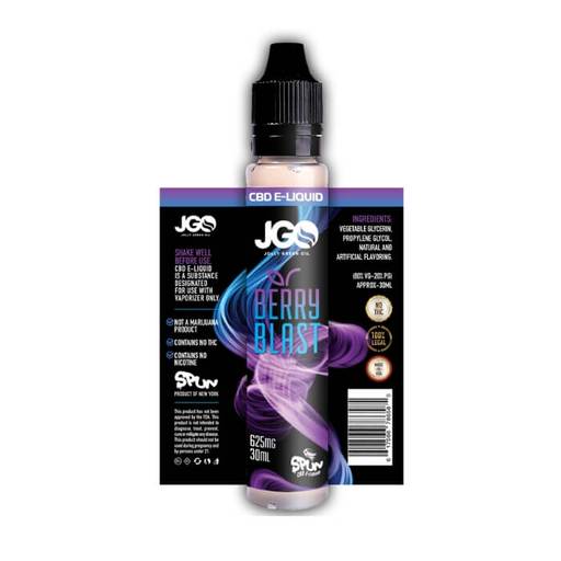 625MG Berry Blast CBD E-Liquid by Jolly Green Oil