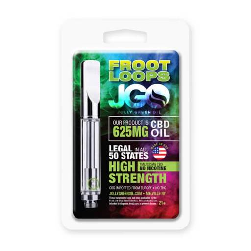 625MG Froot Loops CBD Cartridge by Jolly Green Oil