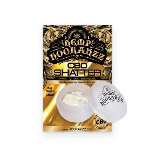 940MG CBD Concentrate Shatter by Hemp Hookahzz