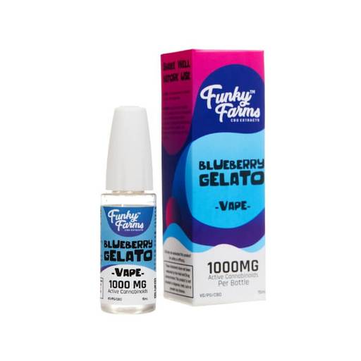 Funky Farms Blueberry Gelato CBD Vape Juice