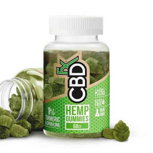 CBD Gummies with Turmeric and Spirulina - Antioxidant by CBDfx