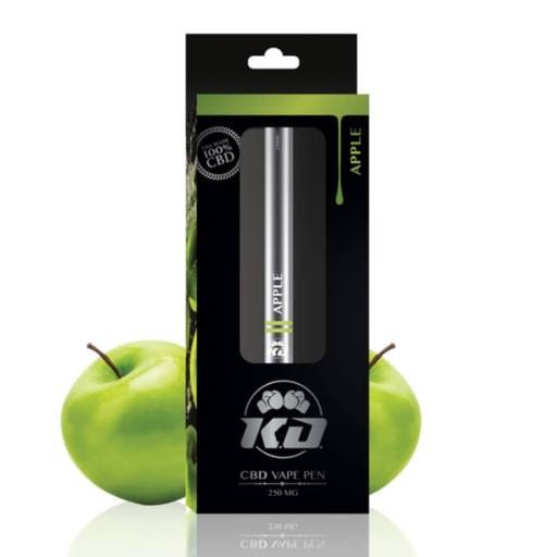 CBD Apple Disposable Vape Pen by Knockout CBD
