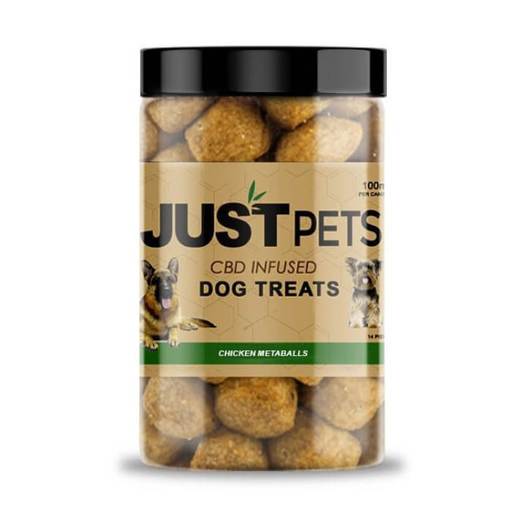 JustCBD Chicken Meatballs CBD Infused Dog Treats