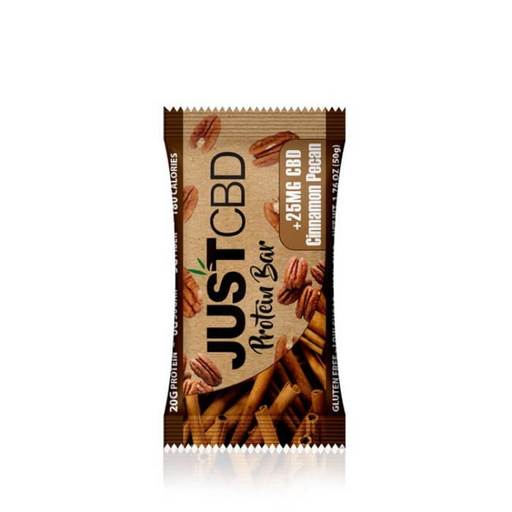 JustCBD Cinnamon Pecan CBD Protein Bars