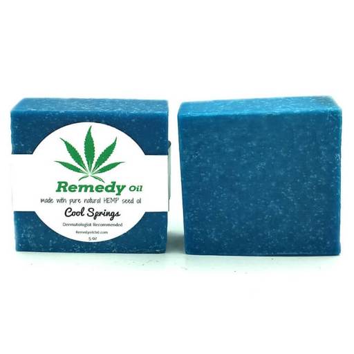 Remedy Oil CBD Cool Springs Hemp Seed Oil Soap Bar