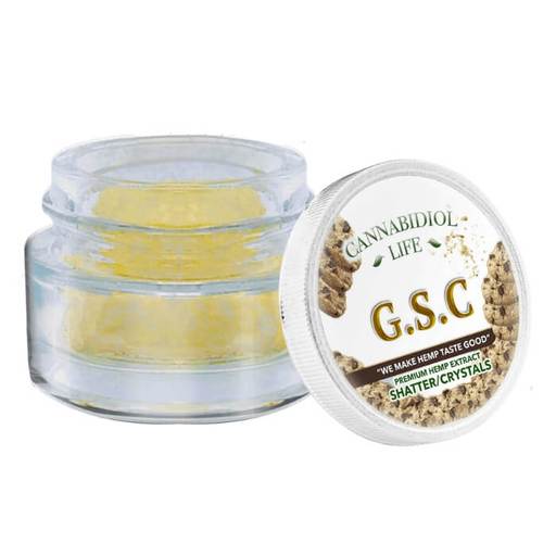 G.S.C. CBD Crystalline Shatter by Cannabidiol Life