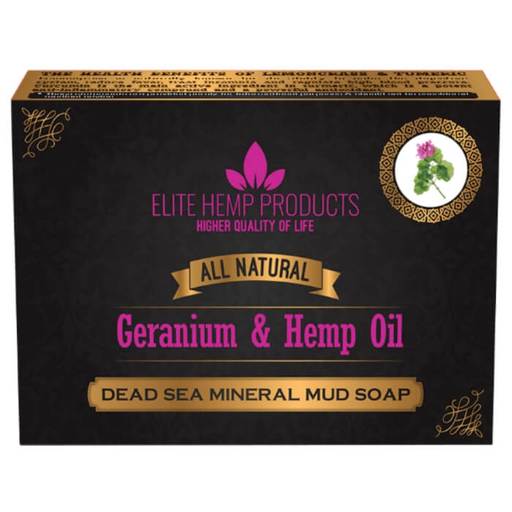 Elite Hemp Products Geranium & Hemp Oil Soap