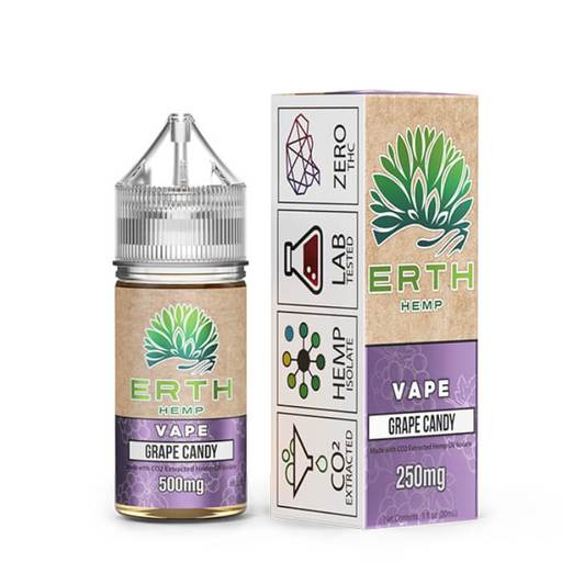 Grape Candy CBD Vape Juice by ERTH Hemp