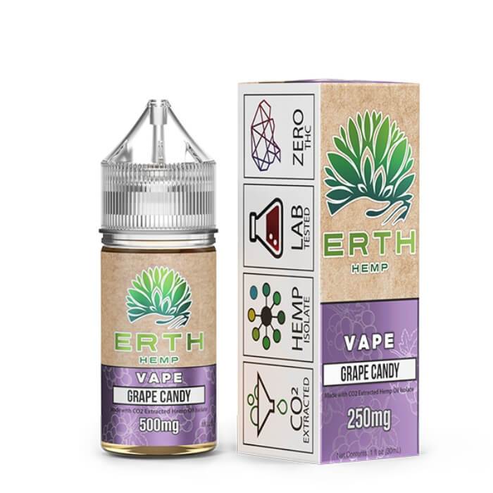 Grape Candy CBD Vape Juice by ERTH Hemp