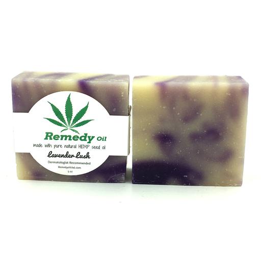 Remedy Oil CBD Lavender Lush Hemp Seed Oil Soap Bar