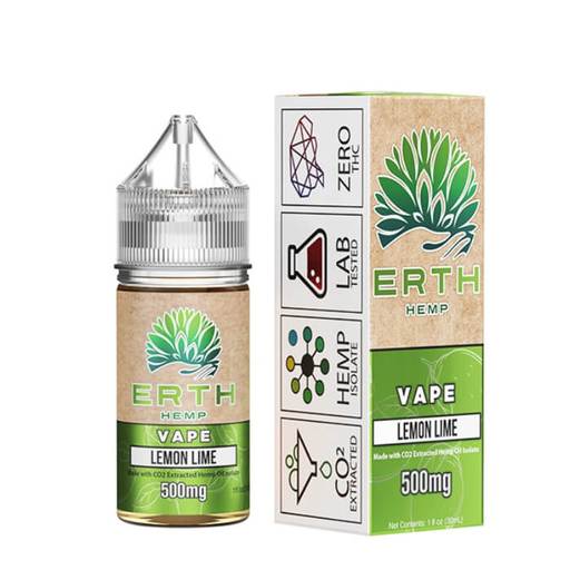 Lemon Lime CBD Vape Juice by ERTH Hemp