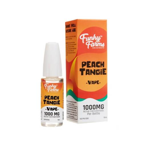 Funky Farms Peach Tangie CBD Vape Juice