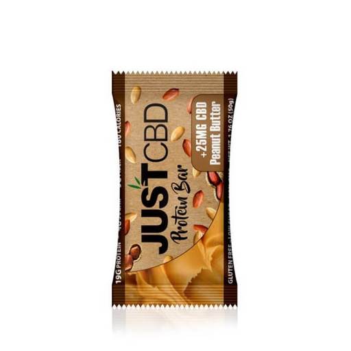 JustCBD Peanut Butter CBD Protein Bars