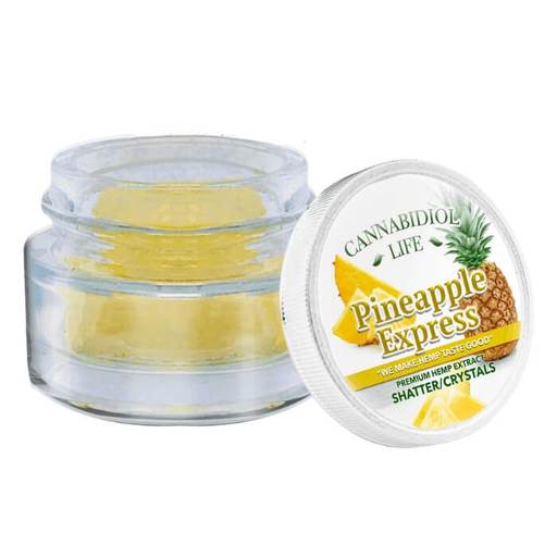 Pineapple Express CBD Crystalline Shatter by Cannabidiol Life