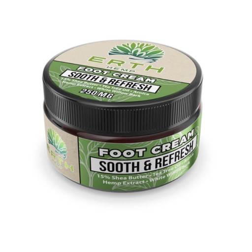 Sooth and Refresh CBD Foot Cream by ERTH Hemp