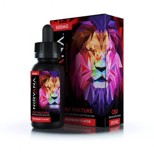 Strawberry Tincture by Nirvana CBD